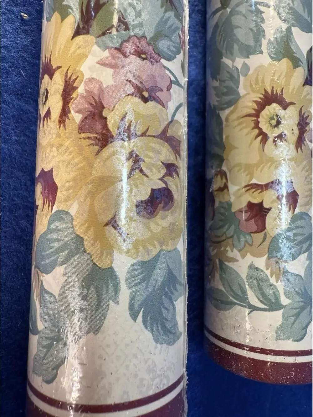 3 Rolls JCPenney ENGLISH ROSE-Rose Wallpaper Border 5 Yards Each Vintage Floral